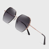 Ochelari de Soare Techsuit (8561), polarizati, UV400, verde;auriu