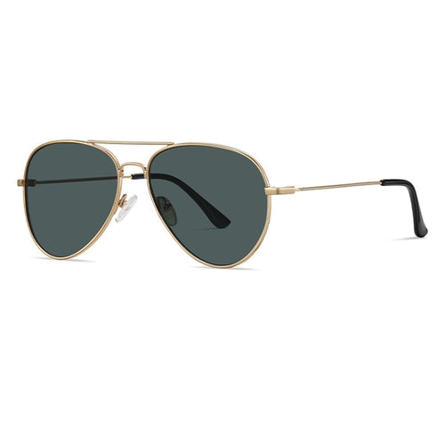 Ochelari de soare Techsuit Sunglasses (3025), polarizati, UV400, Auriu/Verde