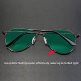 Ochelari de soare Techsuit Sunglasses (3025), polarizati, UV400, albastru;auriu