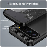 Husa pentru Google Pixel 9 Pro XL, Techsuit Carbon Silicone, albastru