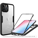 Husă pentru iPhone 17 Pro / iPhone 18 Pro, Techsuit ColorVerse 360 Series + Screen Protector, Neagră