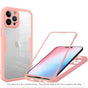 Husă pentru iPhone 17 Pro / iPhone 18 Pro, Techsuit ColorVerse 360 Series + Folie protecție ecran, Roz