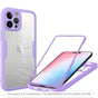 Husă cu folie de protecție pentru iPhone 17 Pro / iPhone 18 Pro, Techsuit ColorVerse 360 Series, Mov