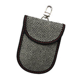 Techsuit Rfid Anti-Theft (AF1), pentru Cards & Keys, Waterproof Leather, Metal Hybrid Fibre, EMF Blocker, 12.5x9, Gri