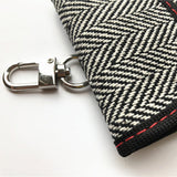 Techsuit Rfid Anti-Theft (AF1), pentru Cards & Keys, Waterproof Leather, Metal Hybrid Fibre, EMF Blocker, 12.5x9, Gri