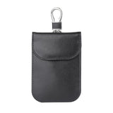 Techsuit Rfid Anti-Theft (AF2), pentru Cards & Keys, PU Leather, EMF Blocker, Negru