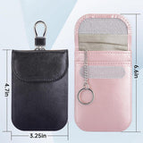 Techsuit Rfid Anti-Theft (AF2), pentru Cards & Keys, PU Leather, EMF Blocker, Negru