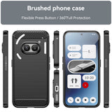 Husa pentru Nothing Phone (2a), Techsuit Carbon Silicone, albastru