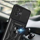 Husa pentru Motorola Moto G54 Power Edition, Techsuit CamShield Series, albastru