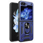 Husa pentru Samsung Galaxy Z Flip5, Techsuit CamShield Series, albastru