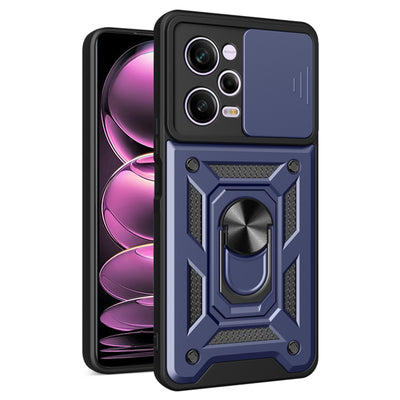 Husa pentru Xiaomi Redmi Note 12 Pro 5G, Techsuit CamShield Series, albastru