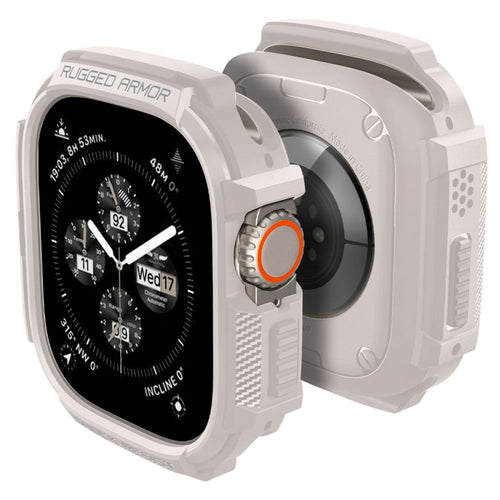 Husa smartwatch pentru Apple Watch Ultra, Spigen, bej