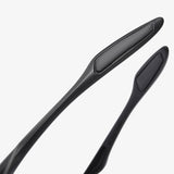 Techsuit Bike Glasses (1806), pentru Cycling and Sport Outdoor Activities, cu UV Protection, Unisex, Black / Blue Mov
