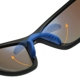 Techsuit Bike Glasses (3047), pentru Cycling and Sport Outdoor Activities, cu UV Protection, Unisex, Portocaliu