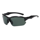 Techsuit Bike Glasses (9301), pentru Cycling and Sport Outdoor Activities, cu UV Protection, Unisex, Negru