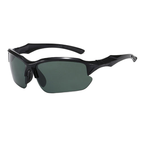 Techsuit Bike Glasses (9301), pentru Cycling and Sport Outdoor Activities, cu UV Protection, Unisex, Negru