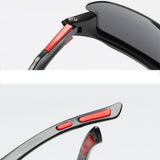 Techsuit Bike Glasses (9301), pentru Cycling and Sport Outdoor Activities, cu UV Protection, Unisex, Black / Albastru