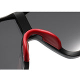 Techsuit Bike Glasses (9330), pentru Cycling, Sport Outdoor Activities, PC Frame and Lens, Unisex, Black / Albastru