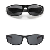 Ochelari de Sport Techsuit (9937), pentru Cycling, Sport Outdoor Activities, PC, Rectangular Shape, Unisex, Black / Verde