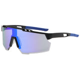 Techsuit Bike Glasses (9963), pentru Cycling, Sport Outdoor Activities, cu PC Frame and Lens, Unisex, Black / Gri