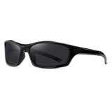 Techsuit Bike Glasses (24101), pentru Cycling and Sport Outdoor Activities, Polarized, Unisex, Negru