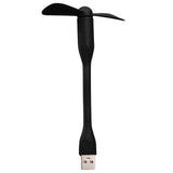 Techsuit Mini USB Fan (TUF1), portabil, Flexible, Bendable, 5V, Alb