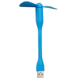 Techsuit Mini USB Fan (TUF1), portabil, Flexible, Bendable, 5V, Alb