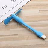 Techsuit Mini USB Fan (TUF1), portabil, Flexible, Bendable, 5V, Alb