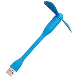 Techsuit Mini USB Fan (TUF1), portabil, Flexible, Bendable, 5V, Alb