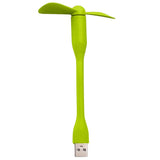 Techsuit Mini USB Fan (TUF1), portabil, Flexible, Bendable, 5V, Alb