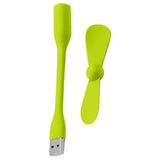 Techsuit Mini USB Fan (TUF1), portabil, Flexible, Bendable, 5V, Alb