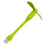 Techsuit Mini USB Fan (TUF1), portabil, Flexible, Bendable, 5V, Alb