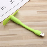 Techsuit Mini USB Fan (TUF1), portabil, Flexible, Bendable, 5V, Alb
