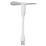 Techsuit Mini USB Fan (TUF1), portabil, Flexible, Bendable, 5V, Alb
