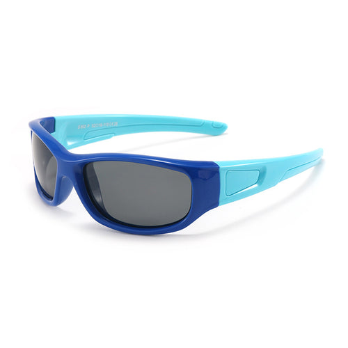 Ochelari de soare Techsuit Kids Polarized Sunglasses (800-C28), polarizati, UV400, bleu;bleumarin
