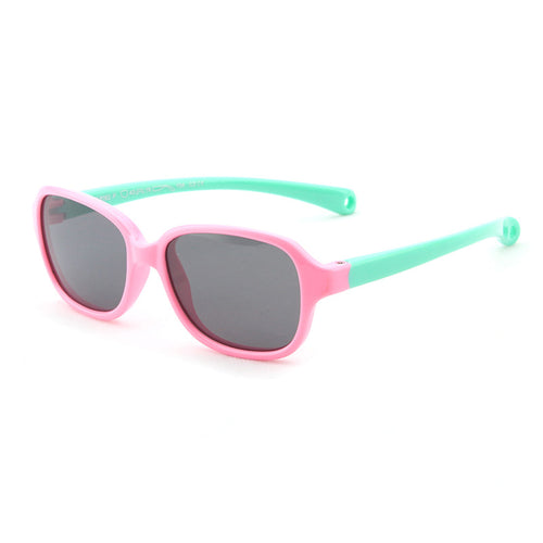 Ochelari de soare Techsuit Sunglasses Polarised (8192-C3), polarizati, UV400, roz;verde;gri