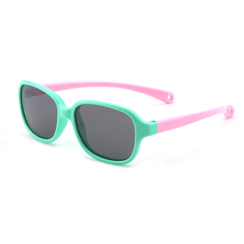 Ochelari de soare Techsuit Sunglasses Polarised (8192-C1), polarizati, UV400, roz;verde;gri