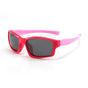 Ochelari de soare Techsuit Kids Polarized Sunglasses (8202-C30), polarizati, UV400, roz;rosu