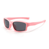 Ochelari de soare Techsuit Kids Polarized Sunglasses (8202-C22), polarizati, UV400, roz
