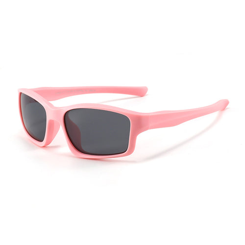 Ochelari de soare Techsuit Kids Polarized Sunglasses (8202-C22), polarizati, UV400, roz