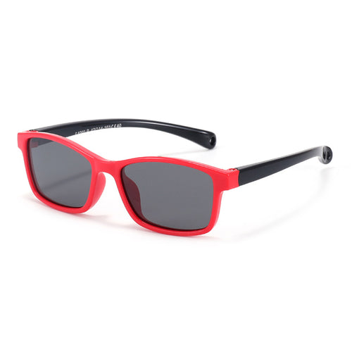 Ochelari de soare Techsuit Sunglasses Polarised (8260-C40), polarizati, UV400, negru;rosu