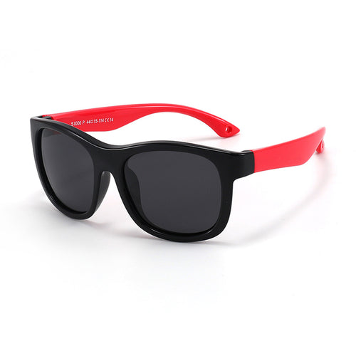 Ochelari de soare Techsuit Sunglasses Polarised (8306-C14), polarizati, UV400, negru;rosu