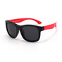 Ochelari de soare Techsuit Sunglasses Polarised (8306-C14), polarizati, UV400, negru;rosu