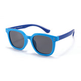 Ochelari de soare Techsuit Kids Polarized Sunglasses (8351-C29), polarizati, UV400, albastru inchis