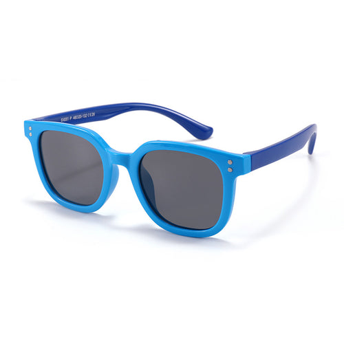 Ochelari de soare Techsuit Kids Polarized Sunglasses (8351-C29), polarizati, UV400, albastru inchis