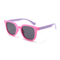 Ochelari de soare Techsuit Kids Polarized Sunglasses (8351-C42), polarizati, UV400, roz;mov