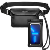 Spigen Waterproof Waist Bag A621 (AMP04533), cu Impervious Phone Case, IPX8, Negru