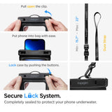 Spigen Waterproof Waist Bag A621 (AMP04533), cu Impervious Phone Case, IPX8, Negru
