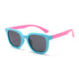 Ochelari de soare Techsuit Kids Polarized Sunglasses (8351-C27), polarizati, UV400, roz;albastru