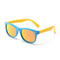 Ochelari de soare Techsuit Kids Polarized Sunglasses (D802), polarizati, UV400, albastru;galben;portocaliu